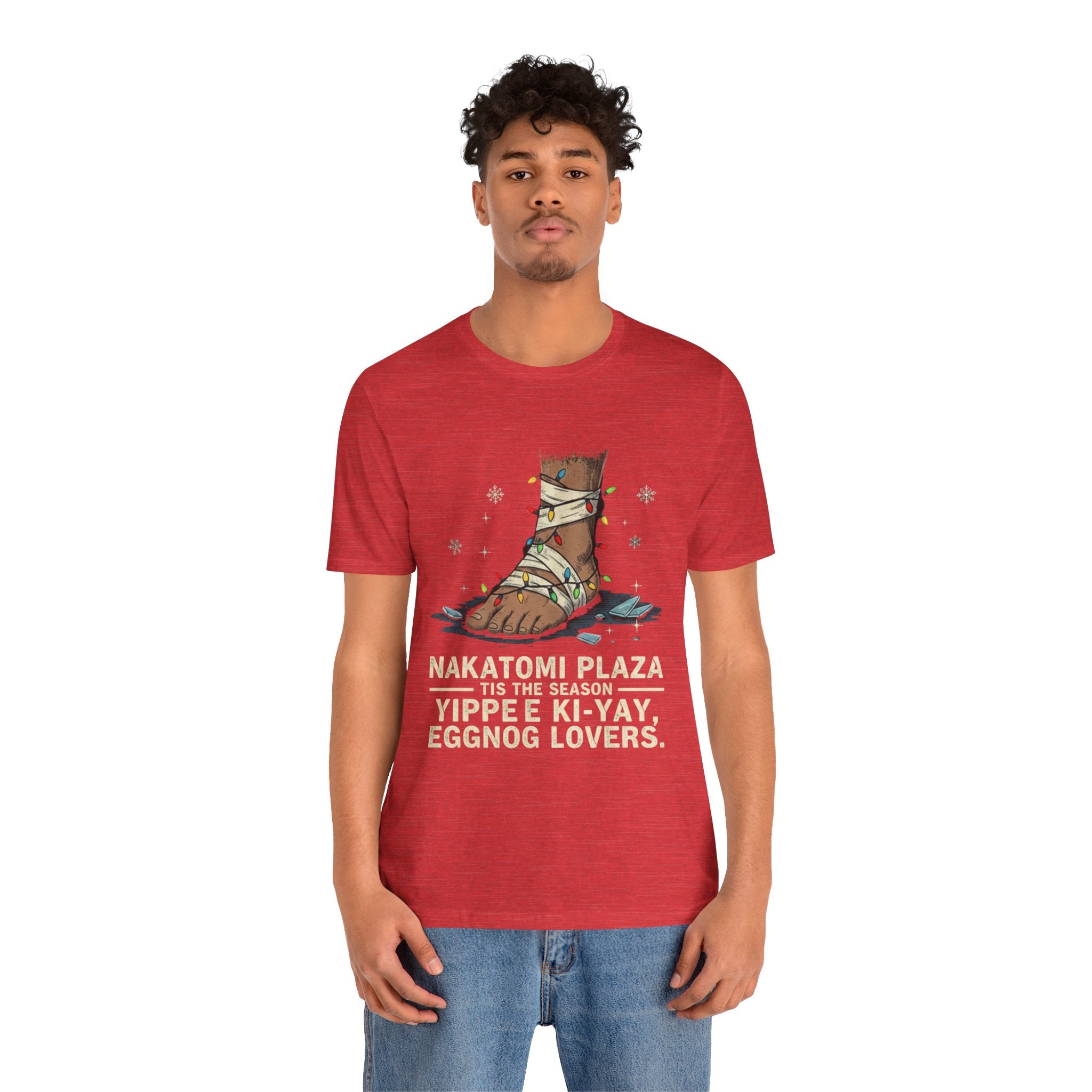 Holiday Action Hero Barefoot Christmas Battle Tee