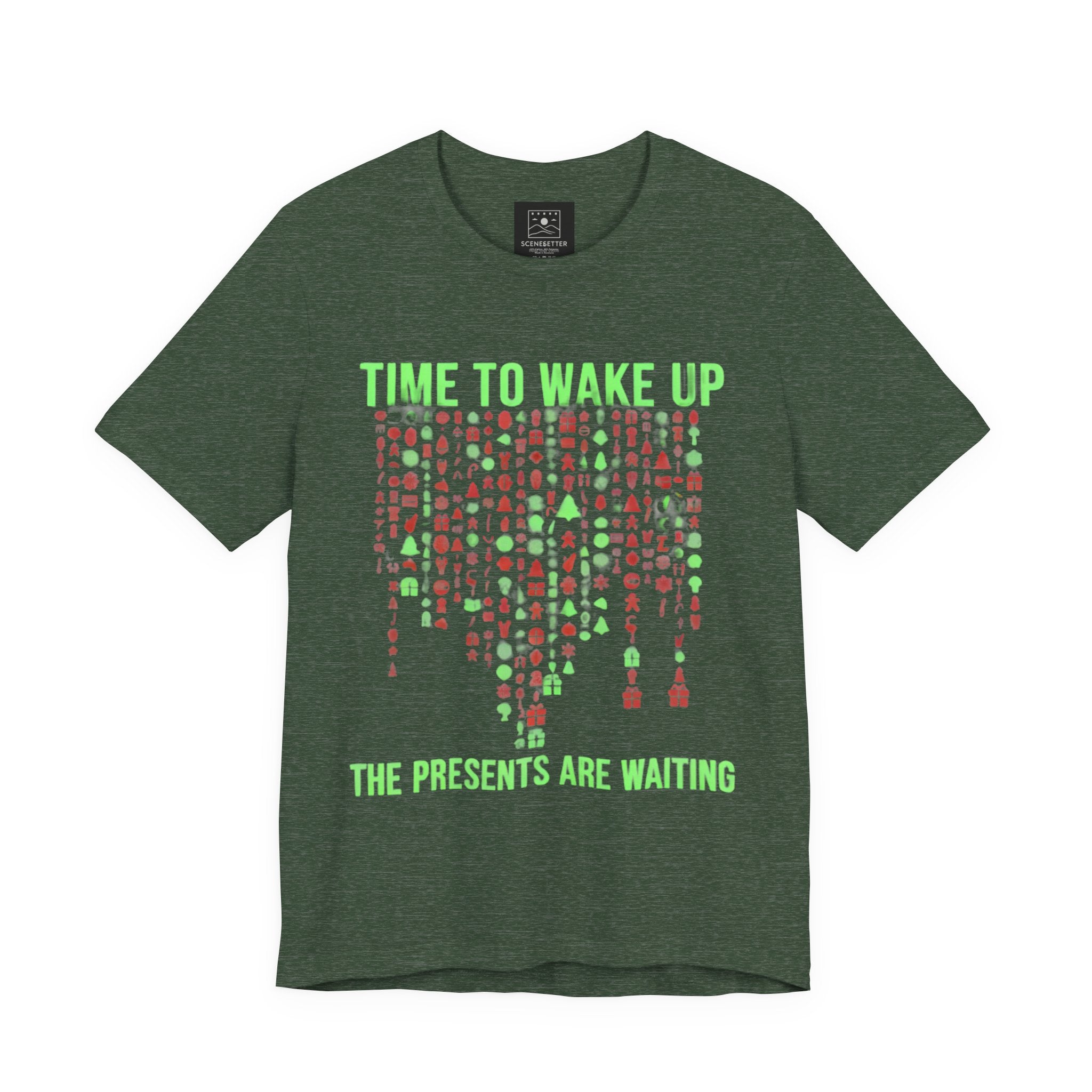 Christmas Tee — "Time to Wake Up, The Presents Are Waiting" Holiday Shirt