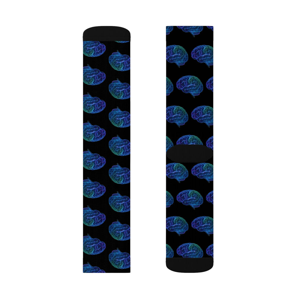 Limitless Mind Socks — Neuroscience Sublimation Crew Socks