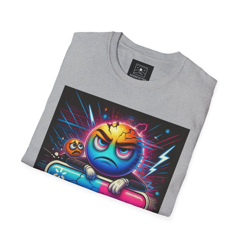 My Patience Is On Backorder T-Shirt — Funny Angry Emoji Graphic Tee