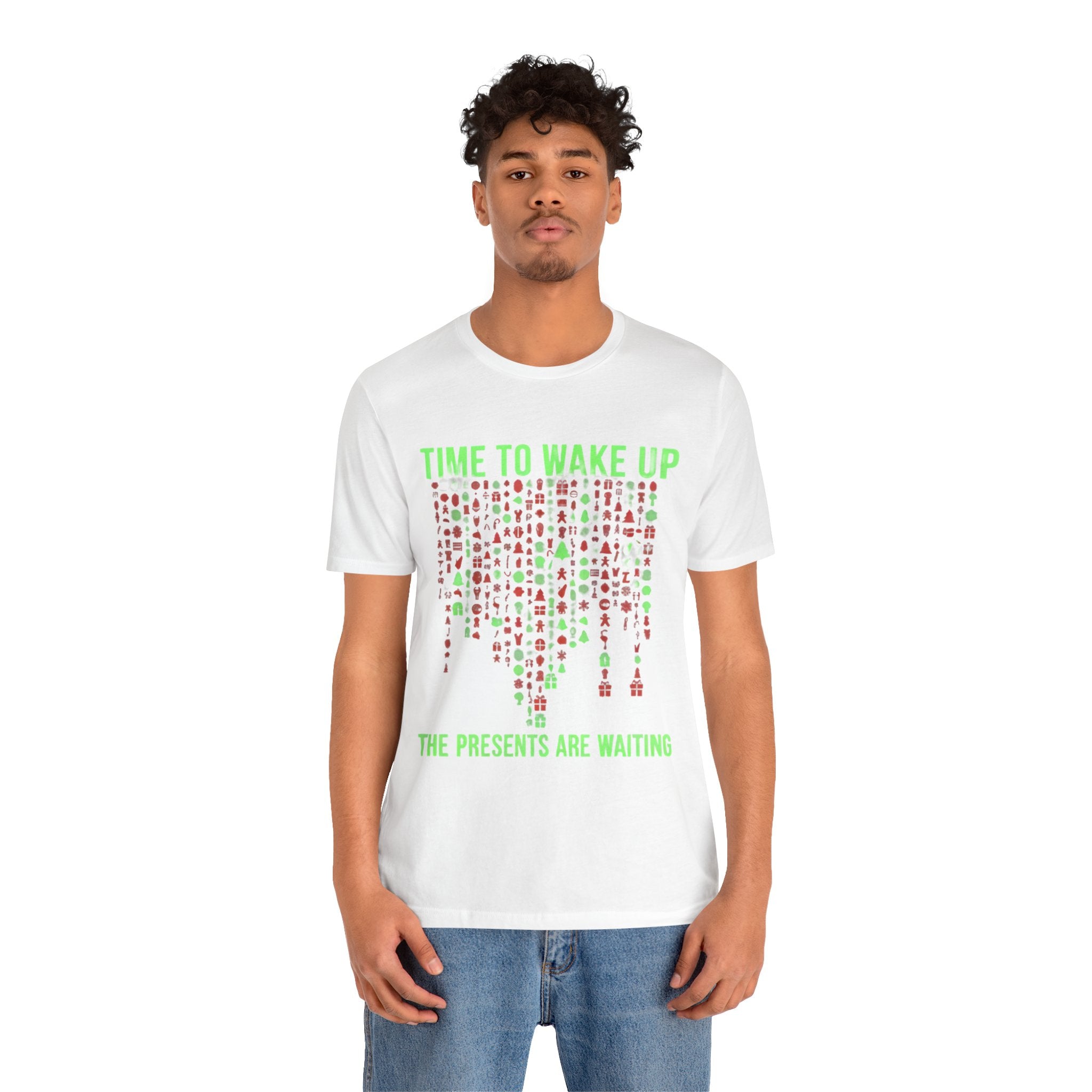 Christmas Tee — "Time to Wake Up, The Presents Are Waiting" Holiday Shirt