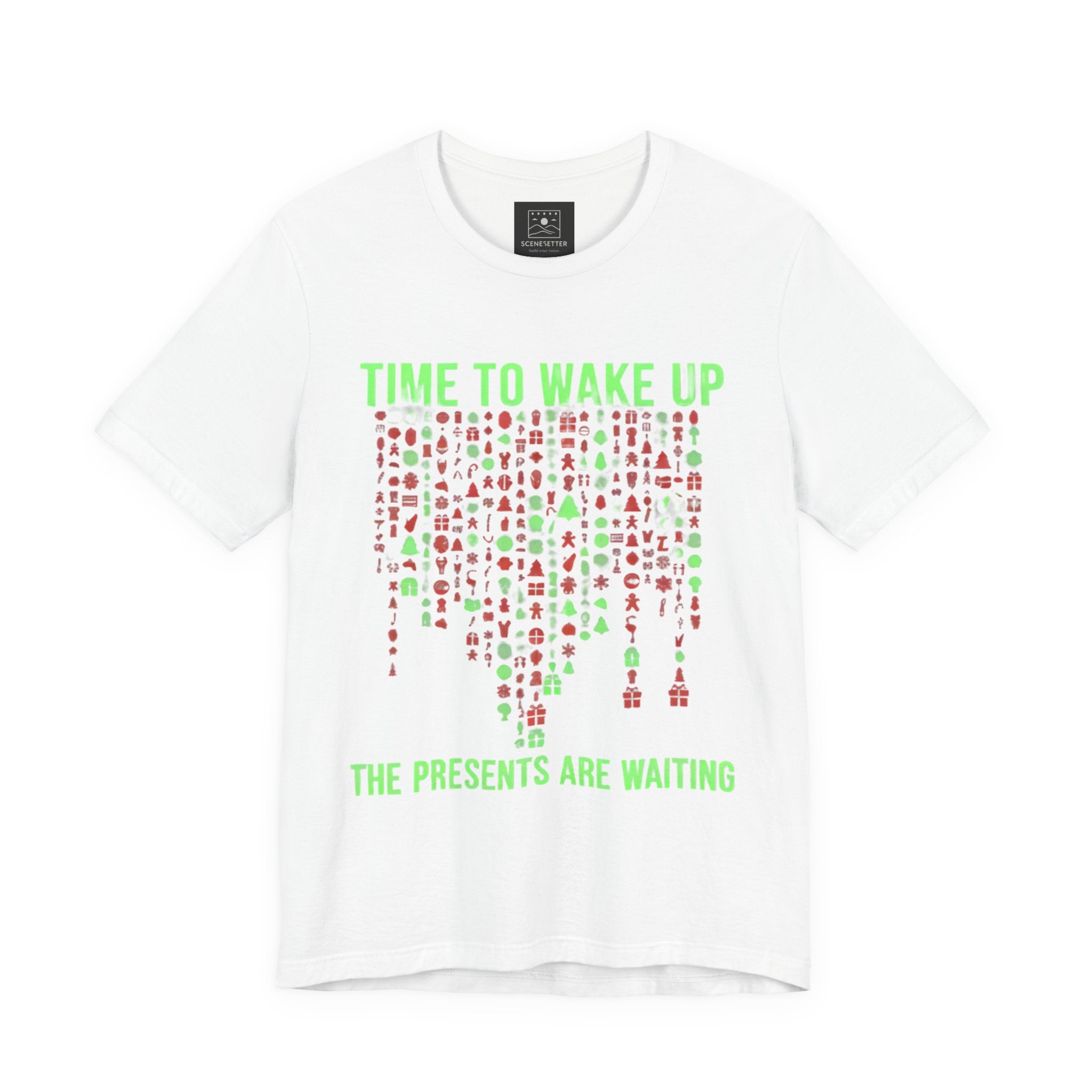 Christmas Tee — "Time to Wake Up, The Presents Are Waiting" Holiday Shirt