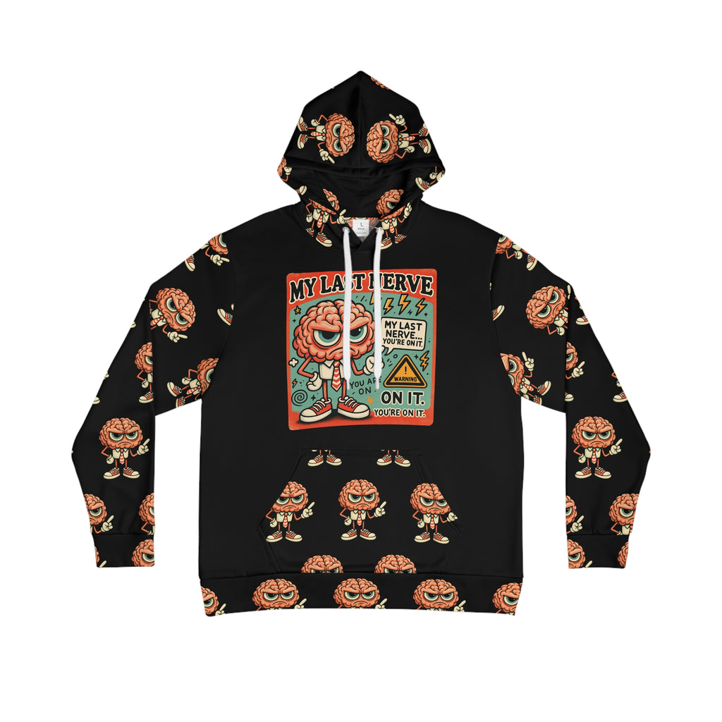 Retro 'My Last Nerve' Brain Cartoon All-Over Print