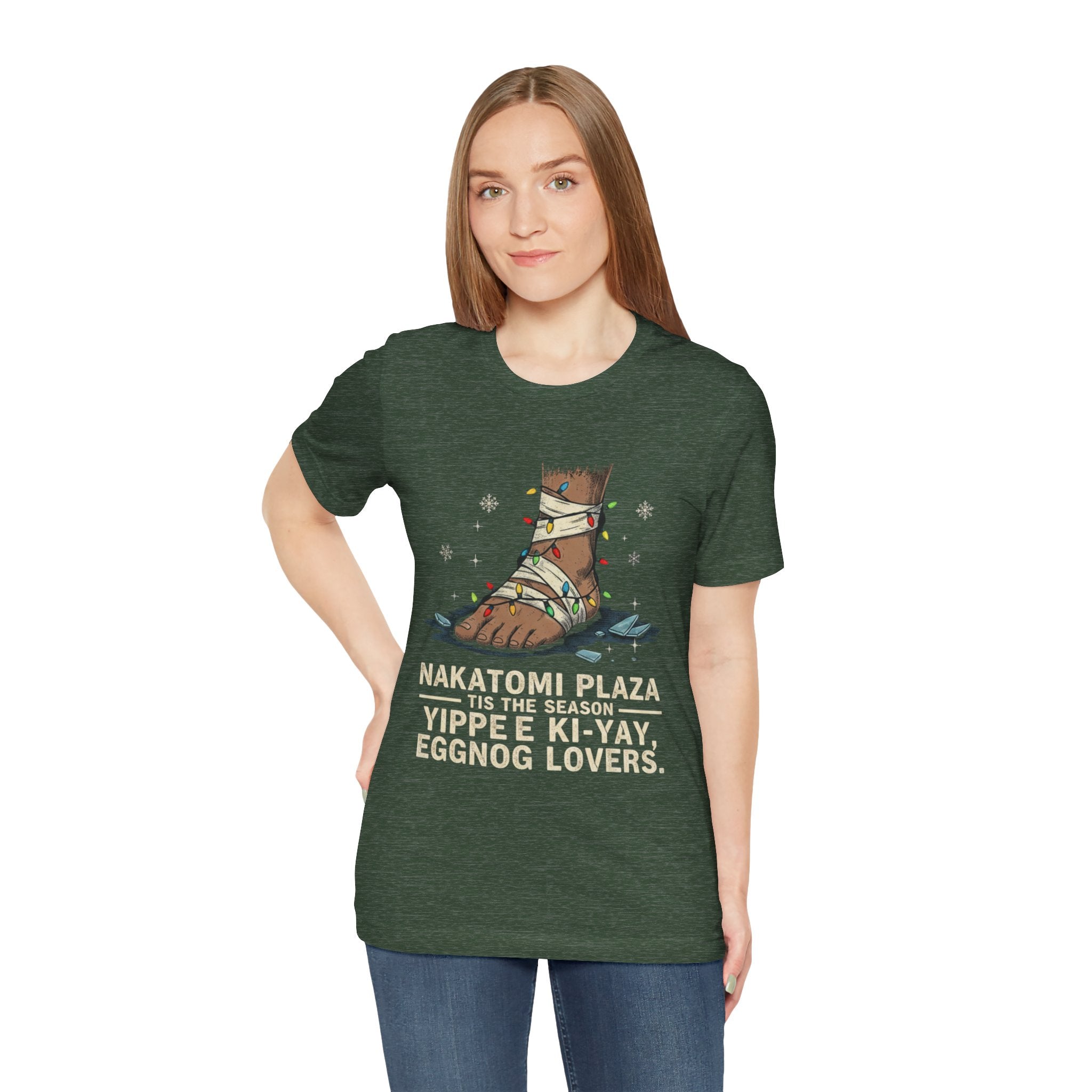 Holiday Action Hero Barefoot Christmas Battle Tee