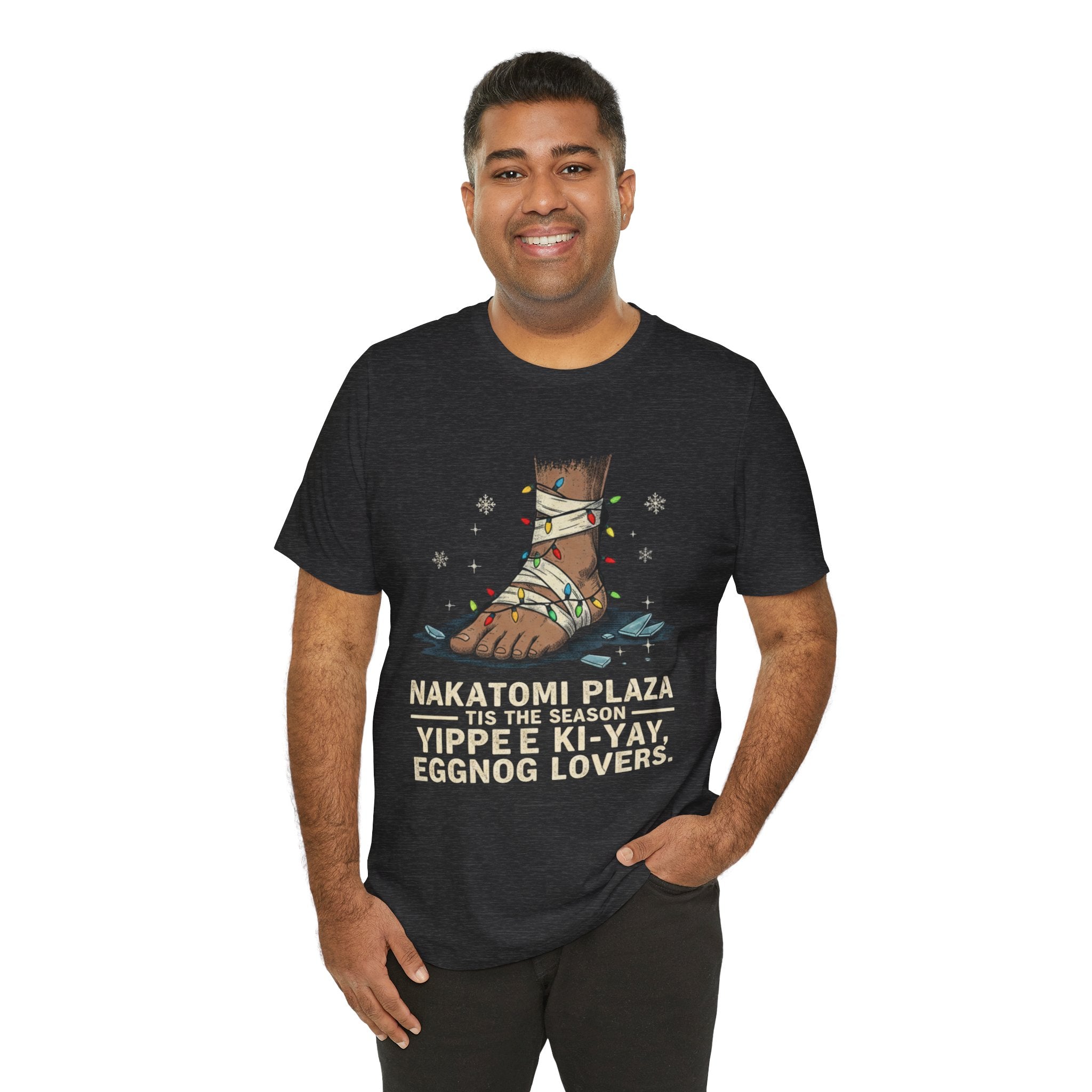 Holiday Action Hero Barefoot Christmas Battle Tee