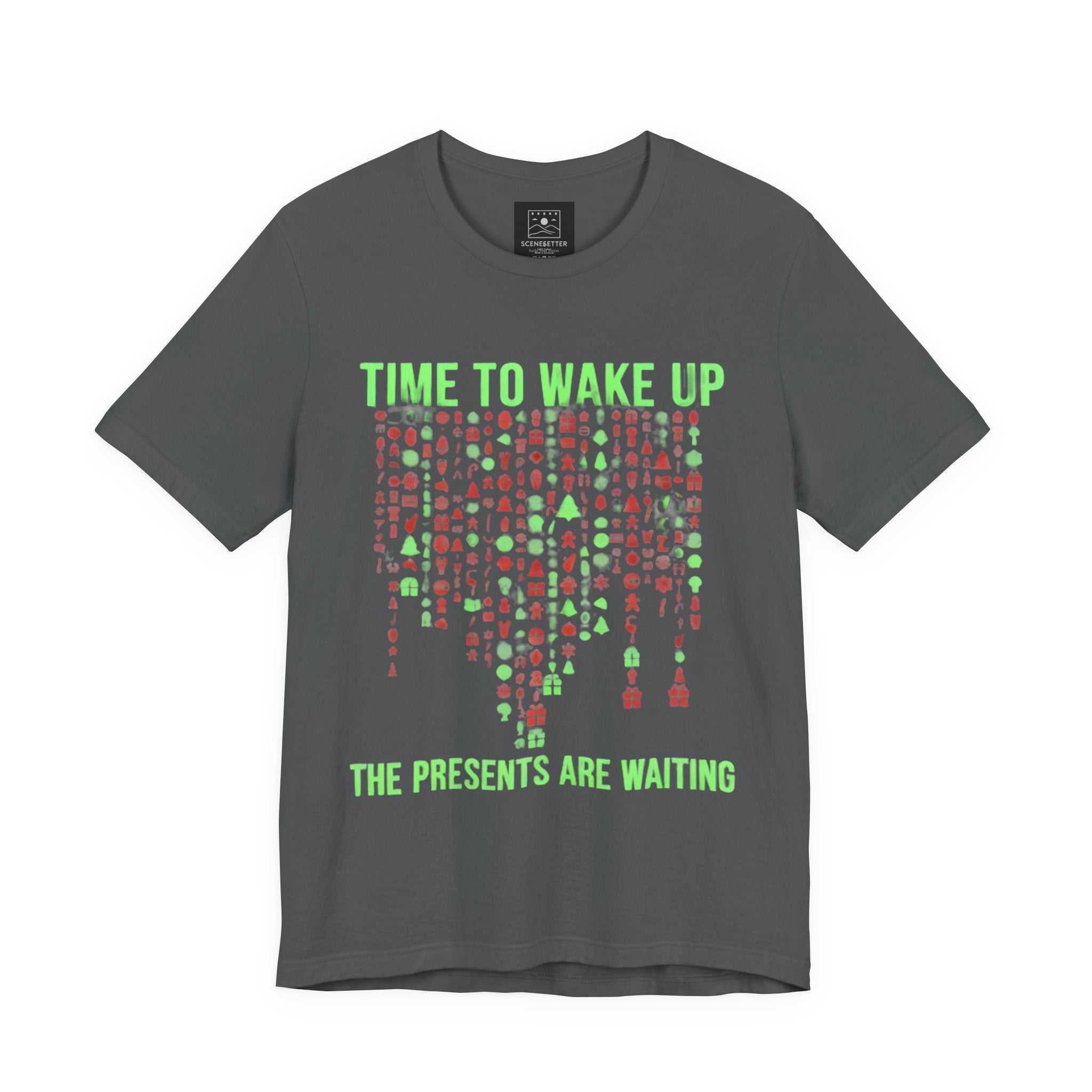 Christmas Tee — "Time to Wake Up, The Presents Are Waiting" Holiday Shirt