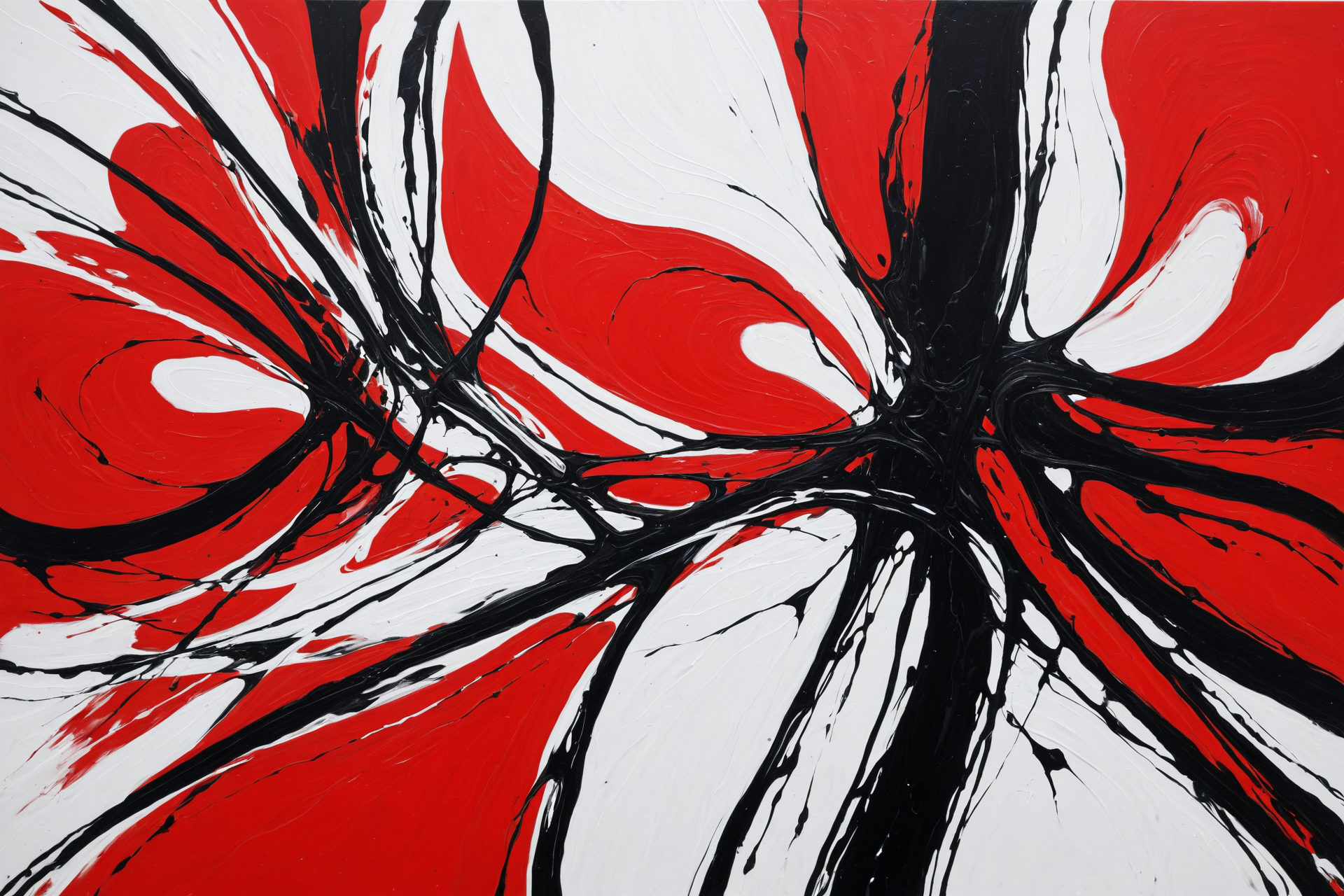 Abstract Energy Burst – Modern Art Poster, Bold Contemporary Wall Decor